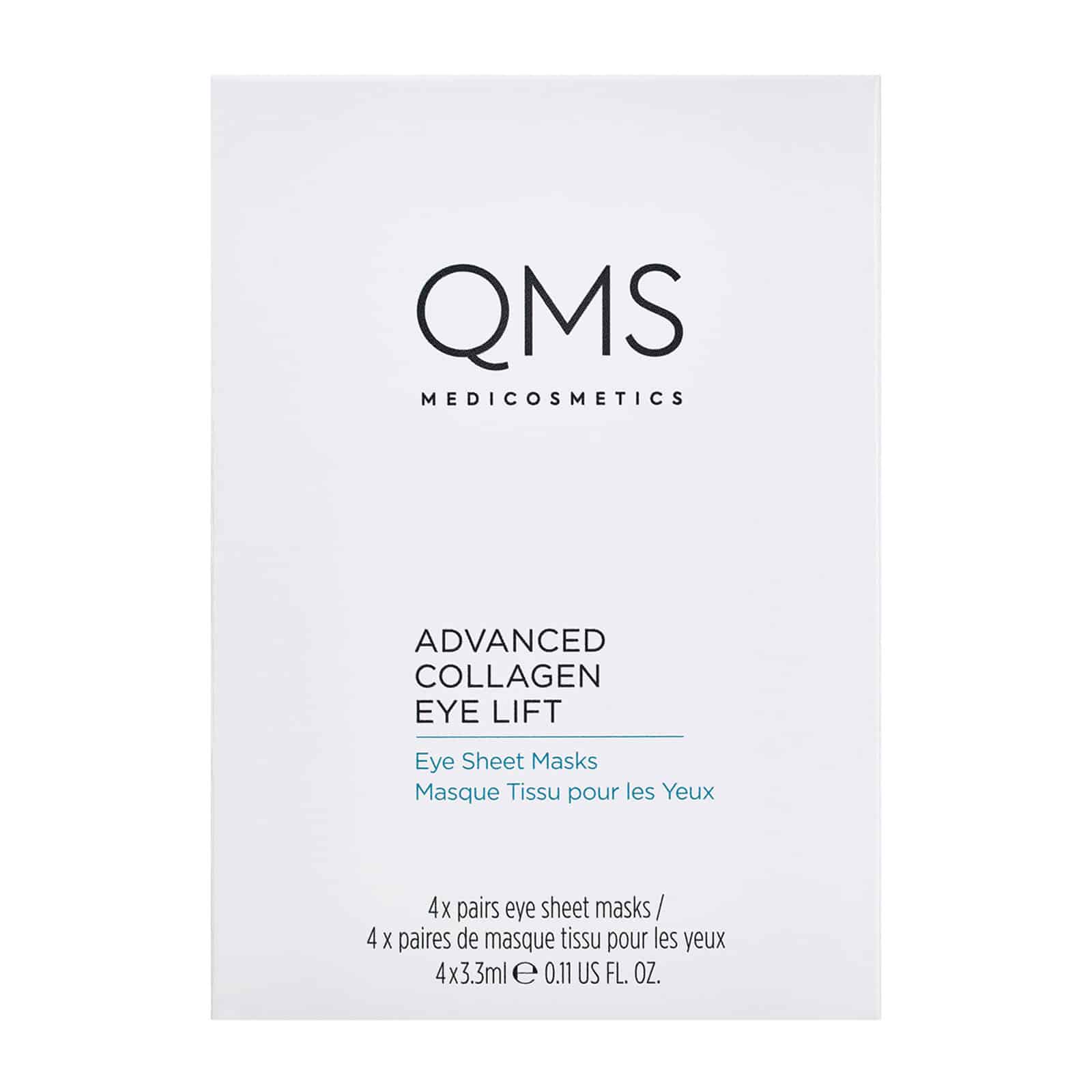 Fallachi beauty – Shop – QMS – Advanced Collagen Eye Lift Eye Sheet Masks